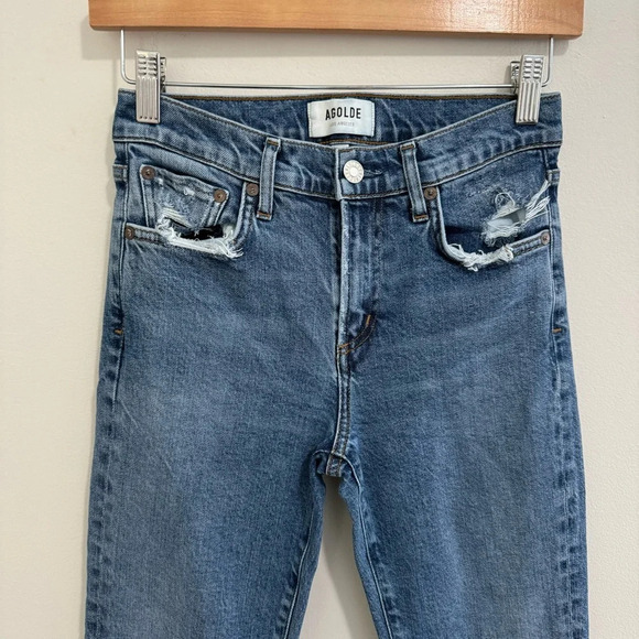 Agolde Toni Distressed Jeans - Picture 3 of 9